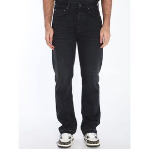 AMIRI Distressed Straight Leg Jeans Men BLACK Pants